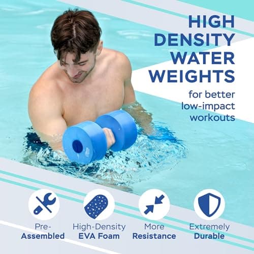 Water Dumbbell Set for Water Aerobics and Aqua Therapy