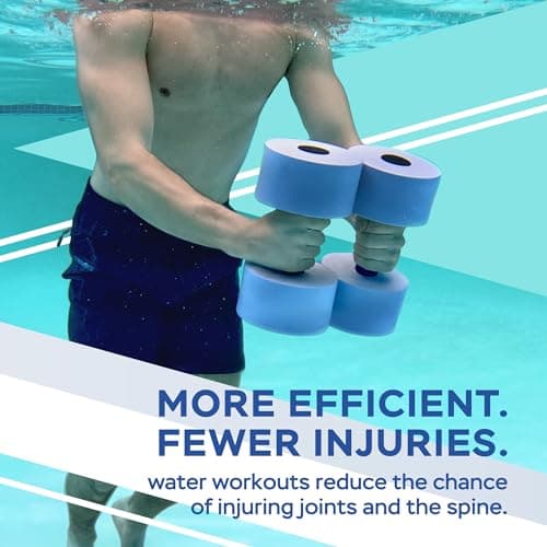 Water Dumbbell Set for Water Aerobics and Aqua Therapy